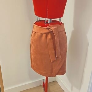 Loft suede skirt NWT